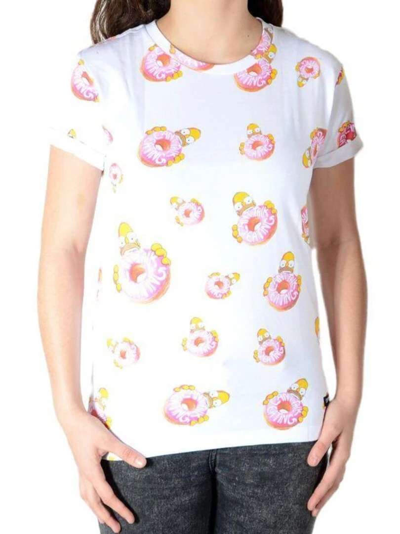 Tee Shirt Little Eleven Paris Homerall SS Mixte Garçon  Fille  Blanc   Blanc