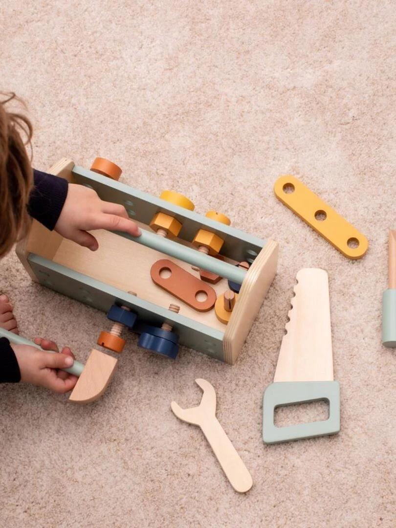 Boîte à outils en bois Trixie Multicolore