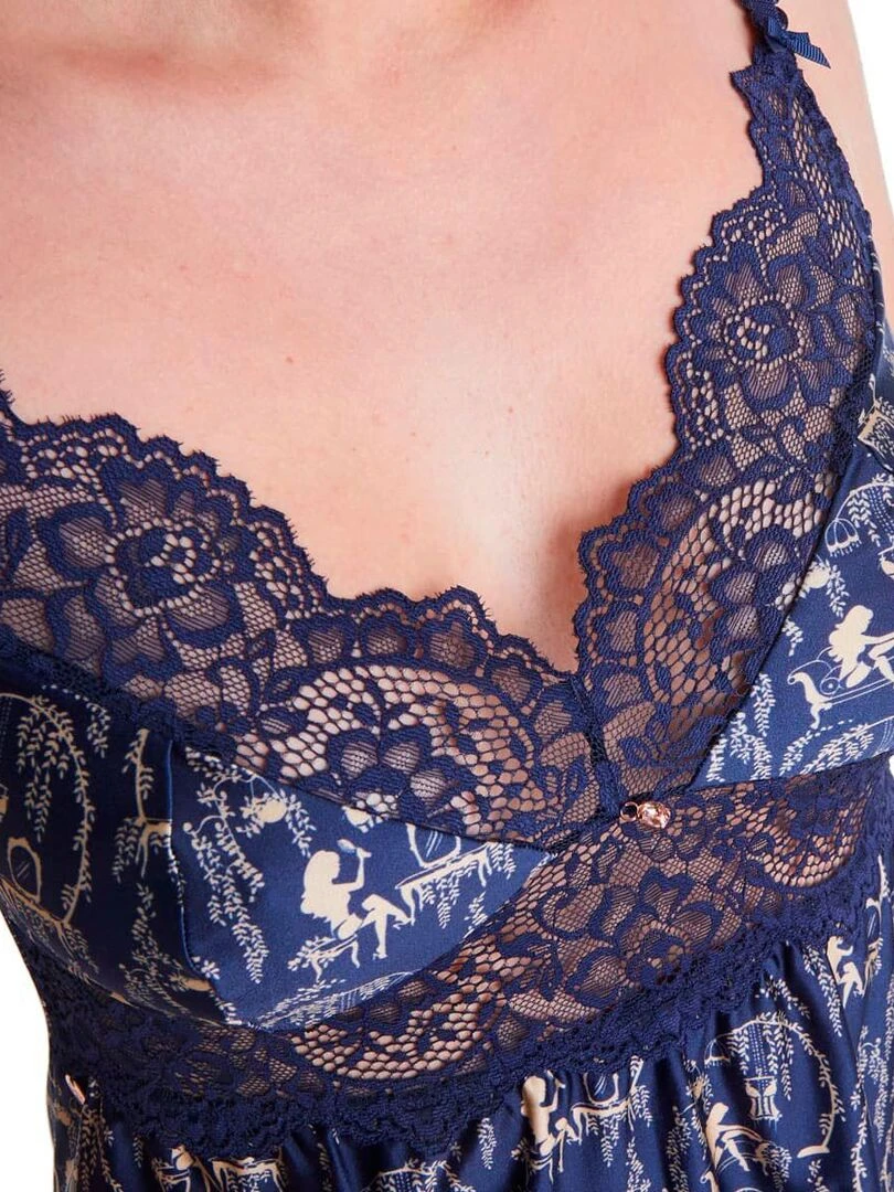 Nuisette HAUTE COUTURE   Brigitte Bardot Lingerie   Bleu