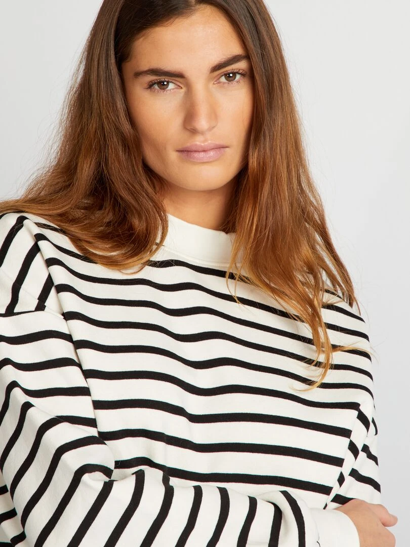 Sweat oversize   Blanc