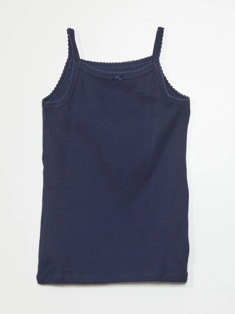 Lot de 2 débardeurs + 3 culottes   5 pièces   Blanc