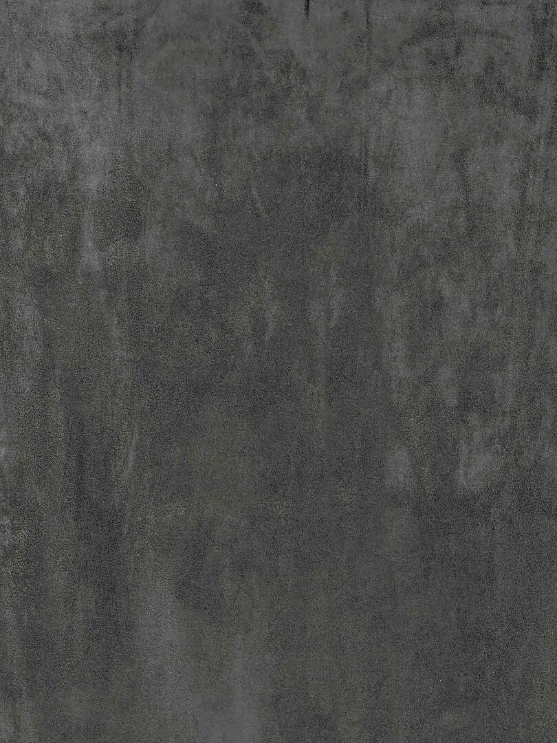 Rideau Uni Aspect "Suédine" Gris foncé
