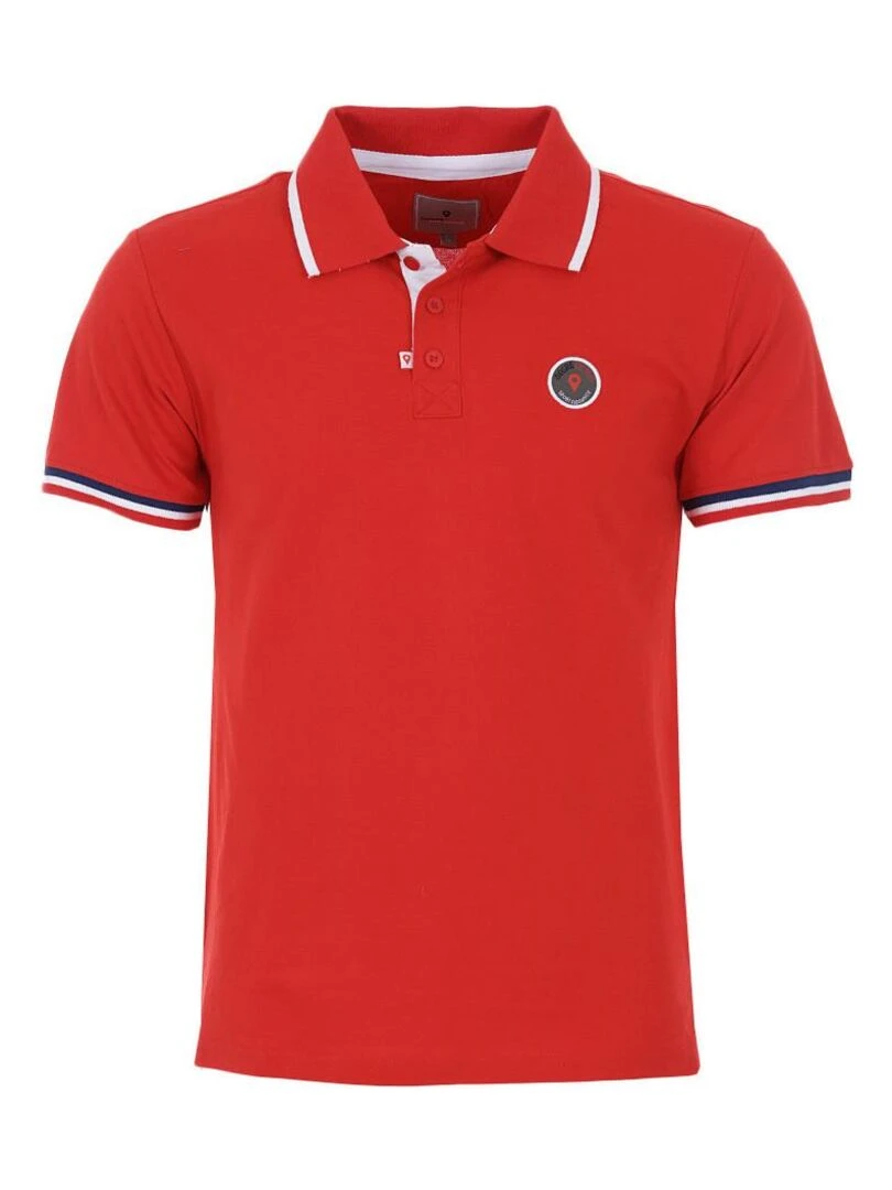 Polo manches courtes homme CODY DEGRE CELSIUS Rouge