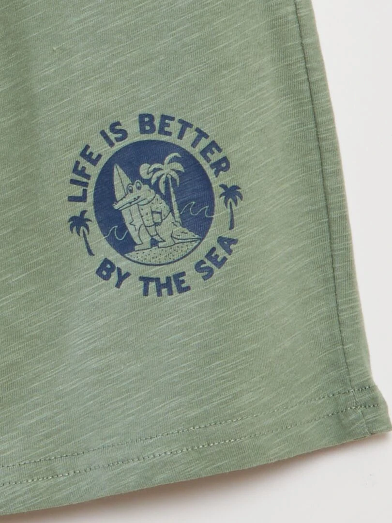 Bermuda fluide   Vert