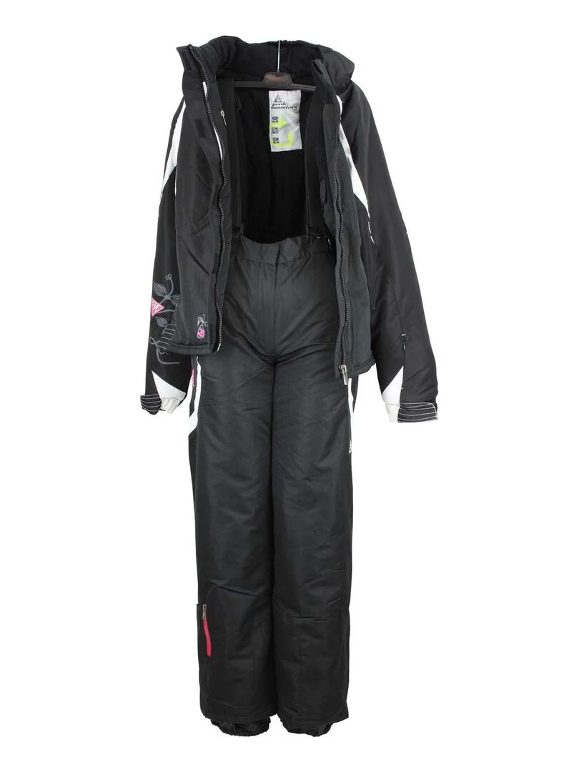 Ensemble de ski fille GINGO   PEAK MOUNTAIN   Noir Noir