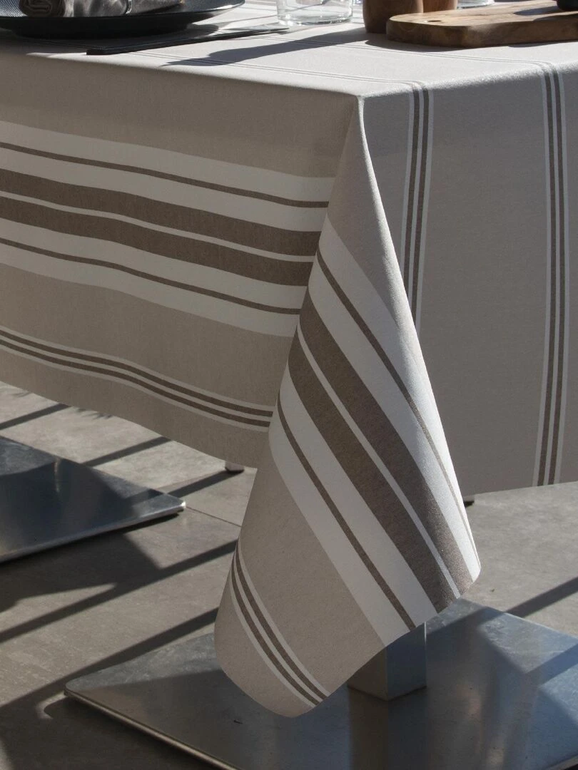 Nappe anti tâche esprit d'antan   Beige clair