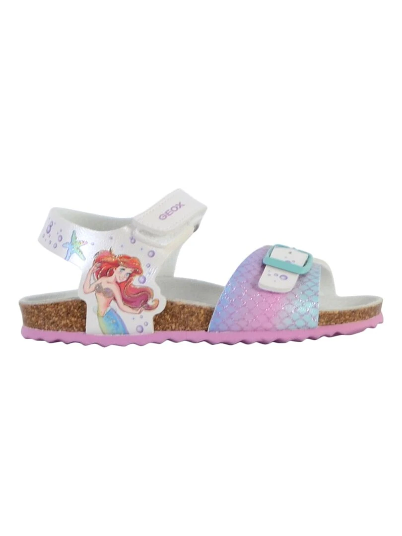Sandales à Scratch Enfant Geox Adriel Blanc