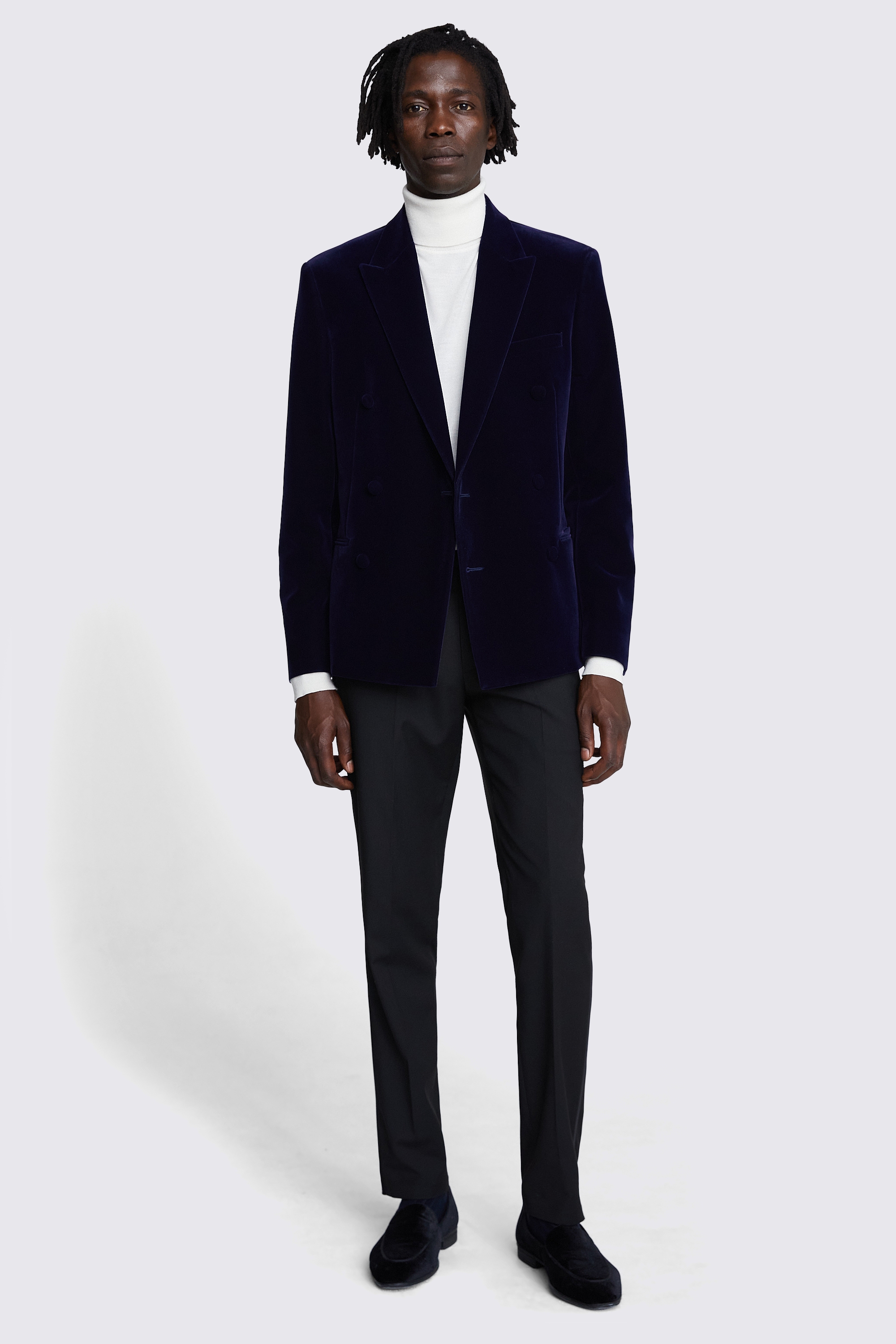 Tailored Fit Navy Hoxton Jacket     Buy Online at Moss
