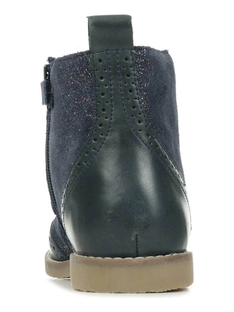 Bottines Tyrol   Bleu marine
