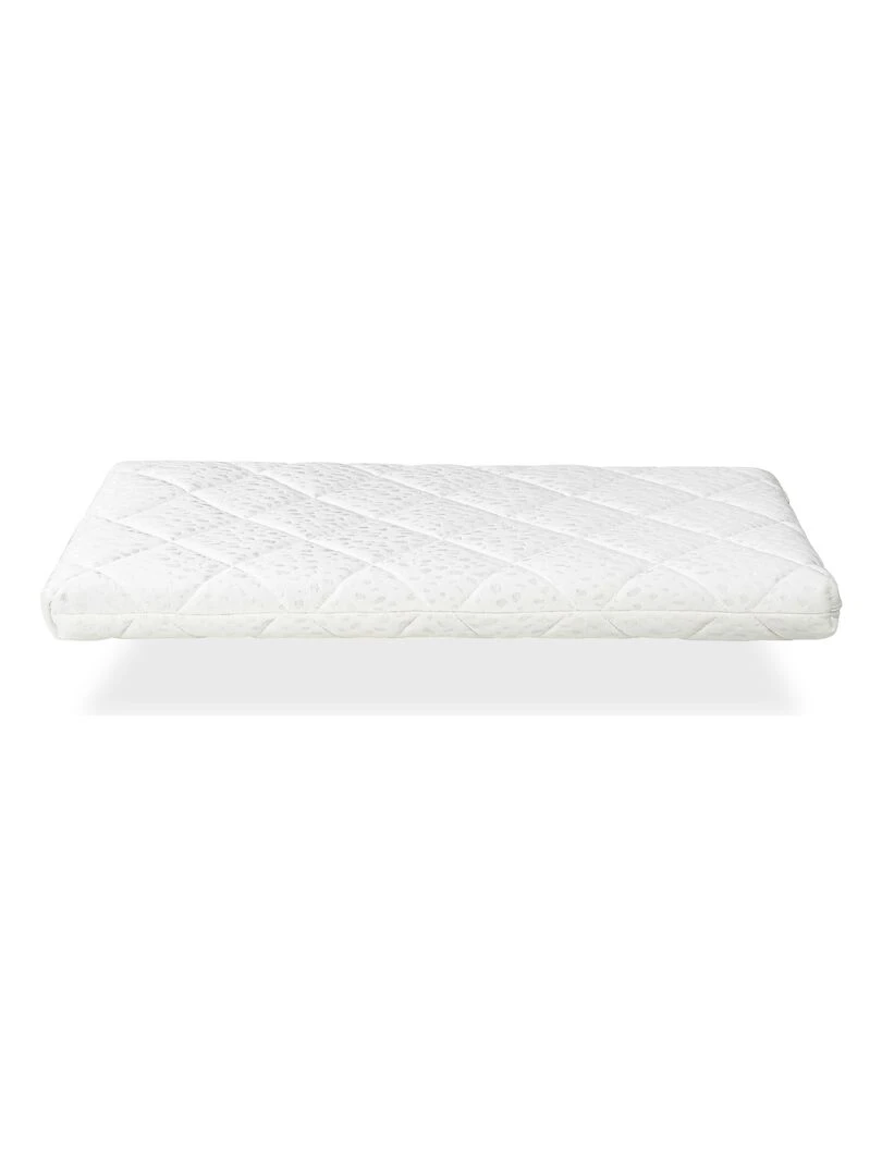Matelas Bébé Berceau épaisseur 7 CM MINI BABY START Noyau perforé et respirante Blanc