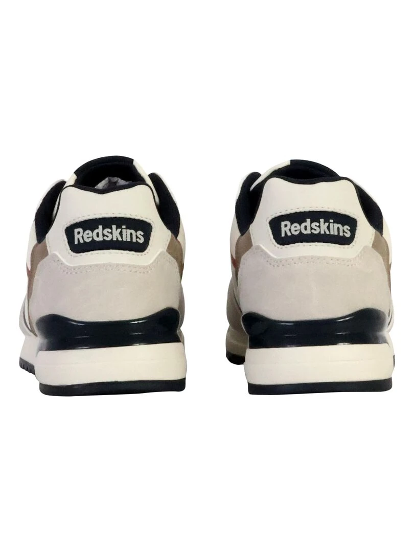 Basket à Lacets Redskins Oster   Blanc