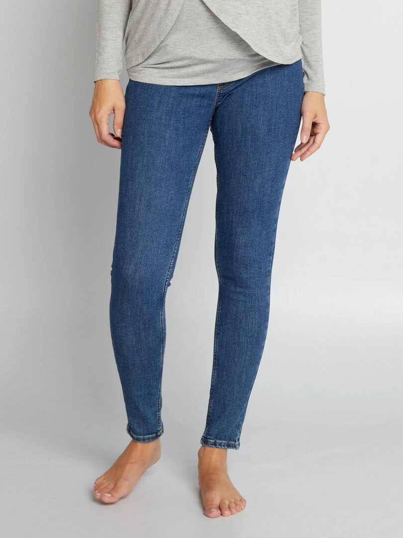 Jean grossesse superstretch BLEU
