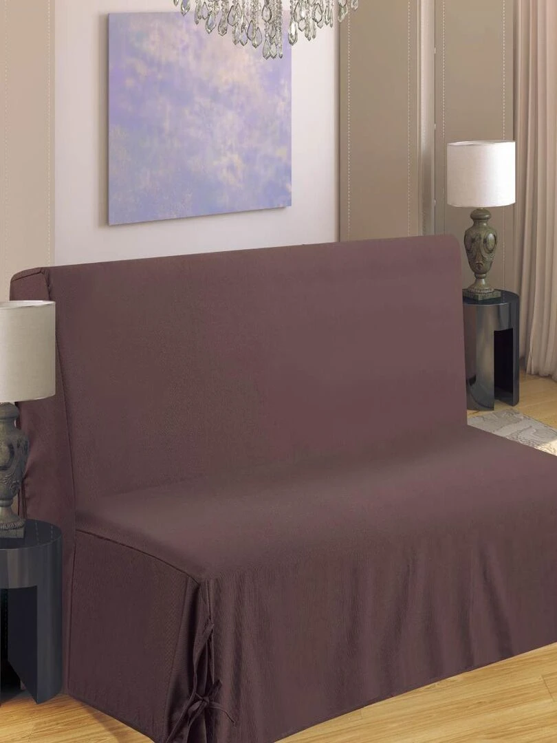 Housse de canapé pour BZ Taupe