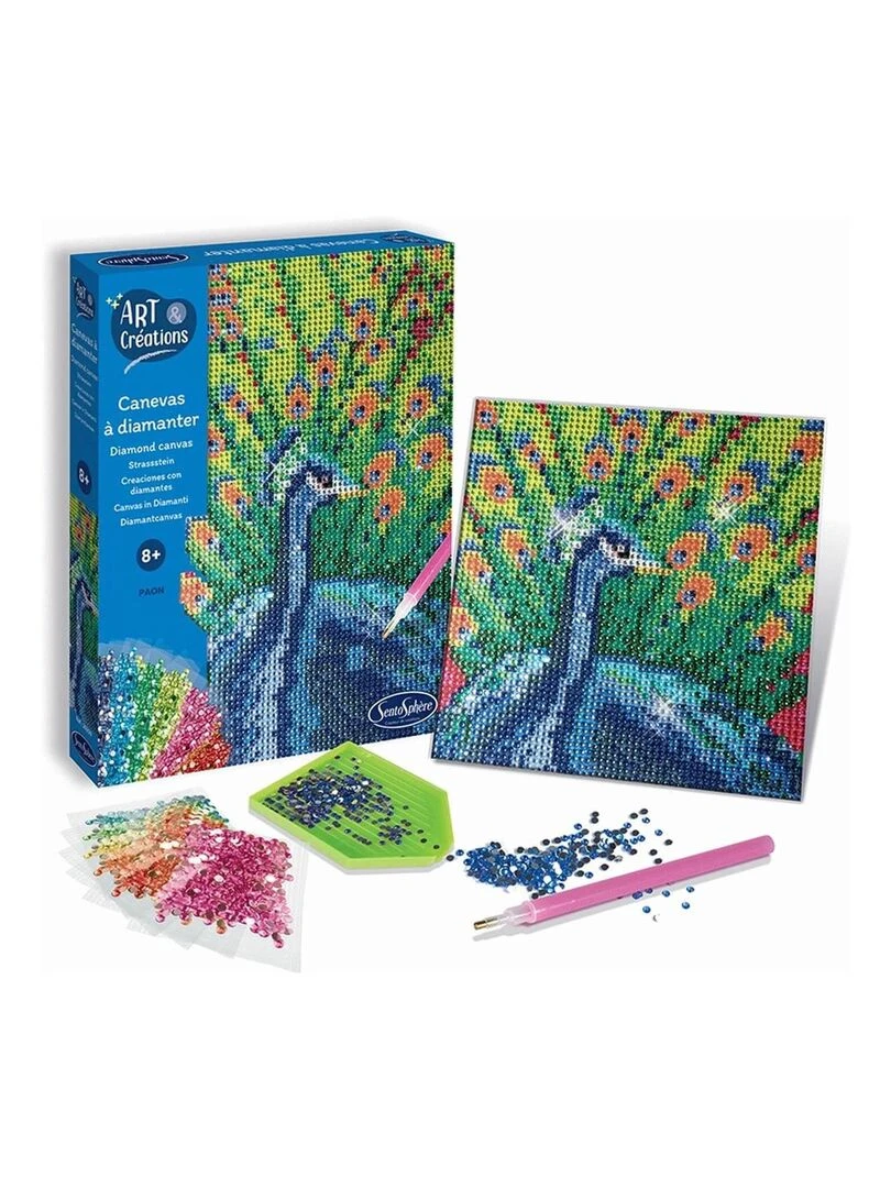 Canevas à diamanter   Paon   N/A