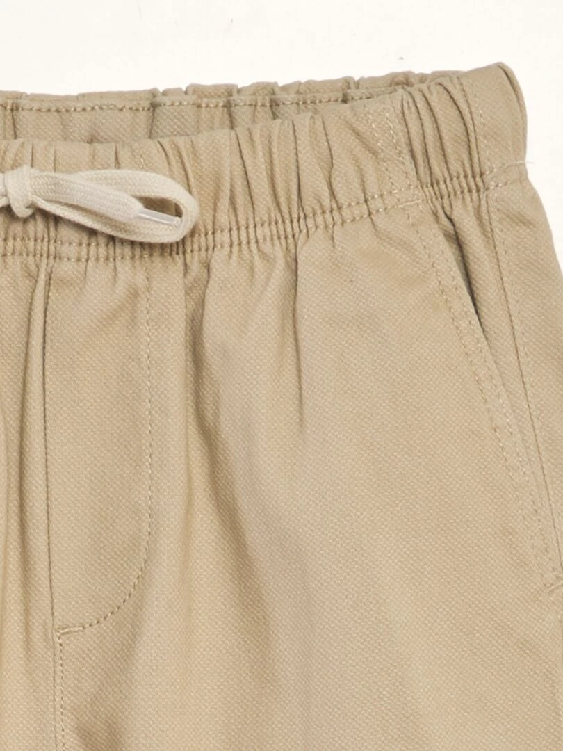 Pantalon esprit 'jogger'   Beige