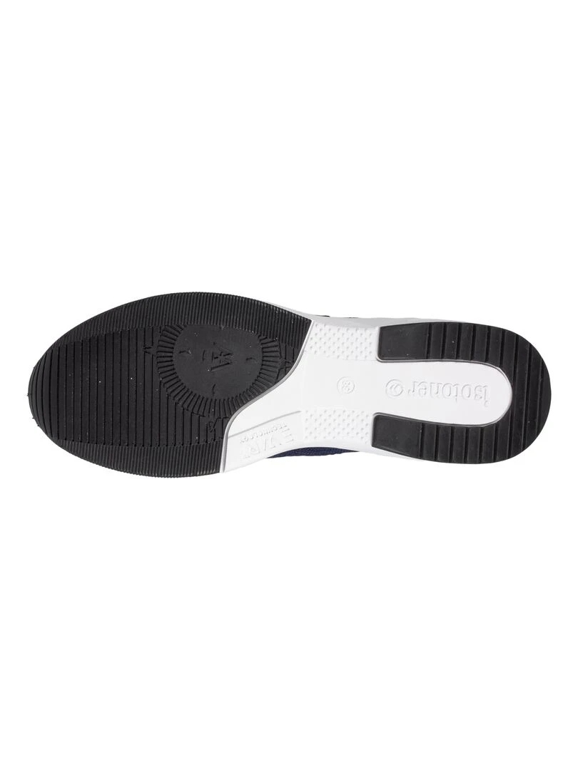 Baskets Confort Femme Slip on à lacets Marine   Bleu marine