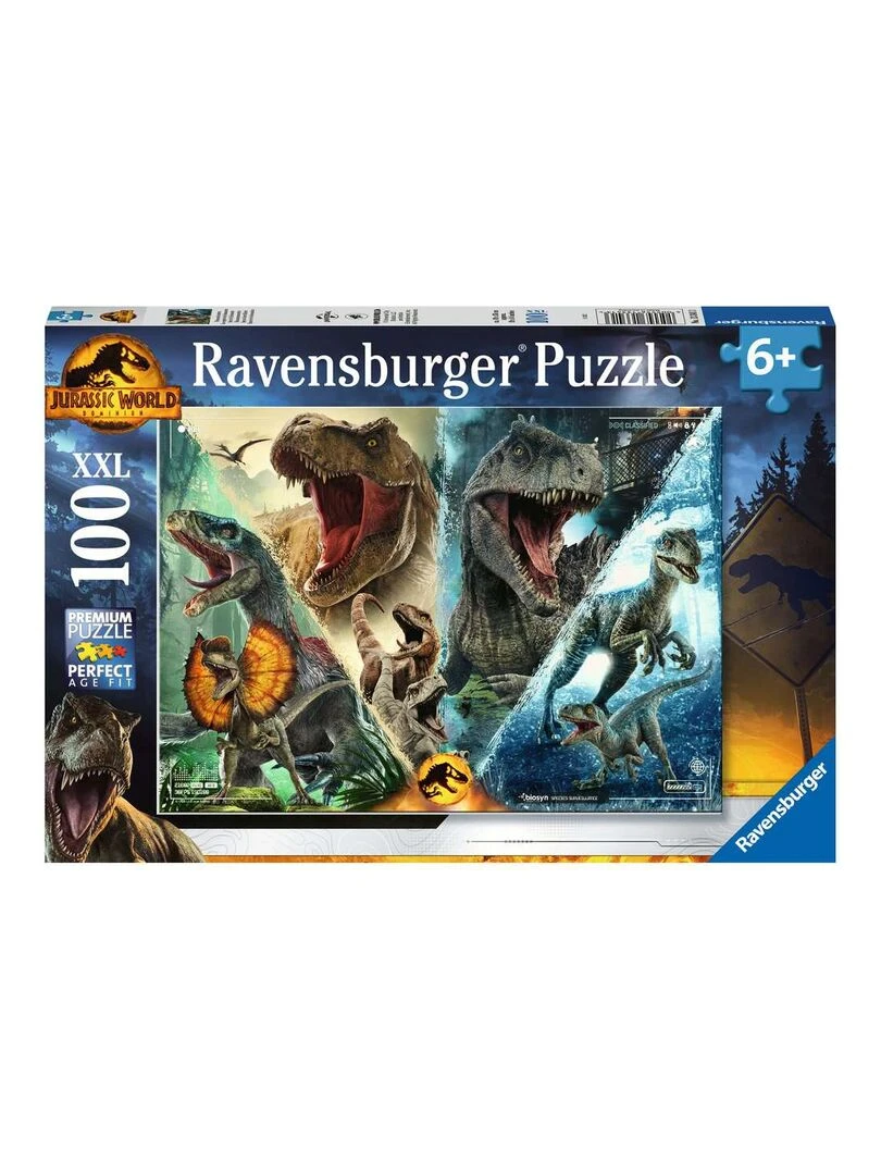 Puzzle 100 P Xxl Les Especes De Dinosaures Jurassic World N/A