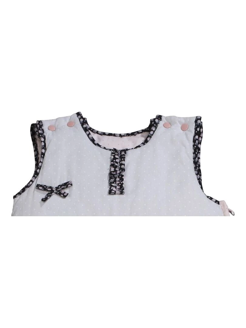 Bemini Gigoteuse  avec moufles Pady velvet et jersey   Rose clair