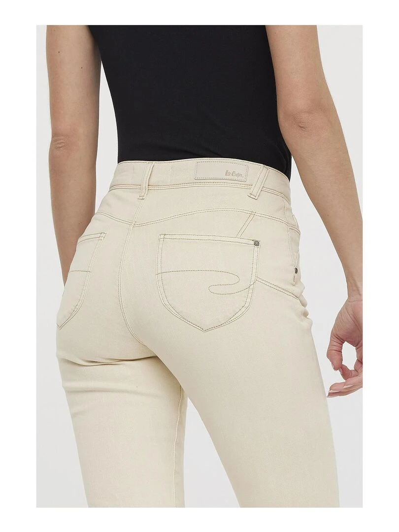 Lee Cooper   Pantalon coton slim JINNIE   Beige