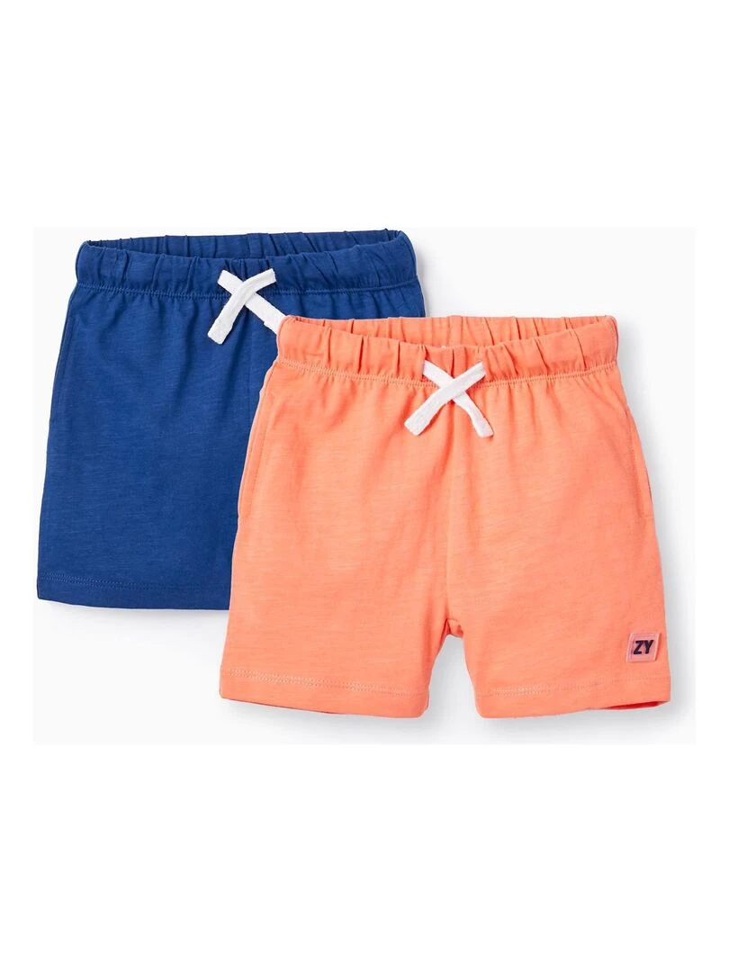 2 Pantalon de Sport en Coton pour Bébé Garçon Rose