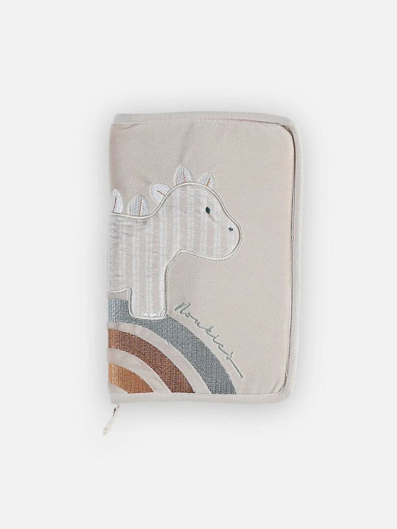 Protège Carnet De Santé Stégi Le Stégosaure Tso   Beige