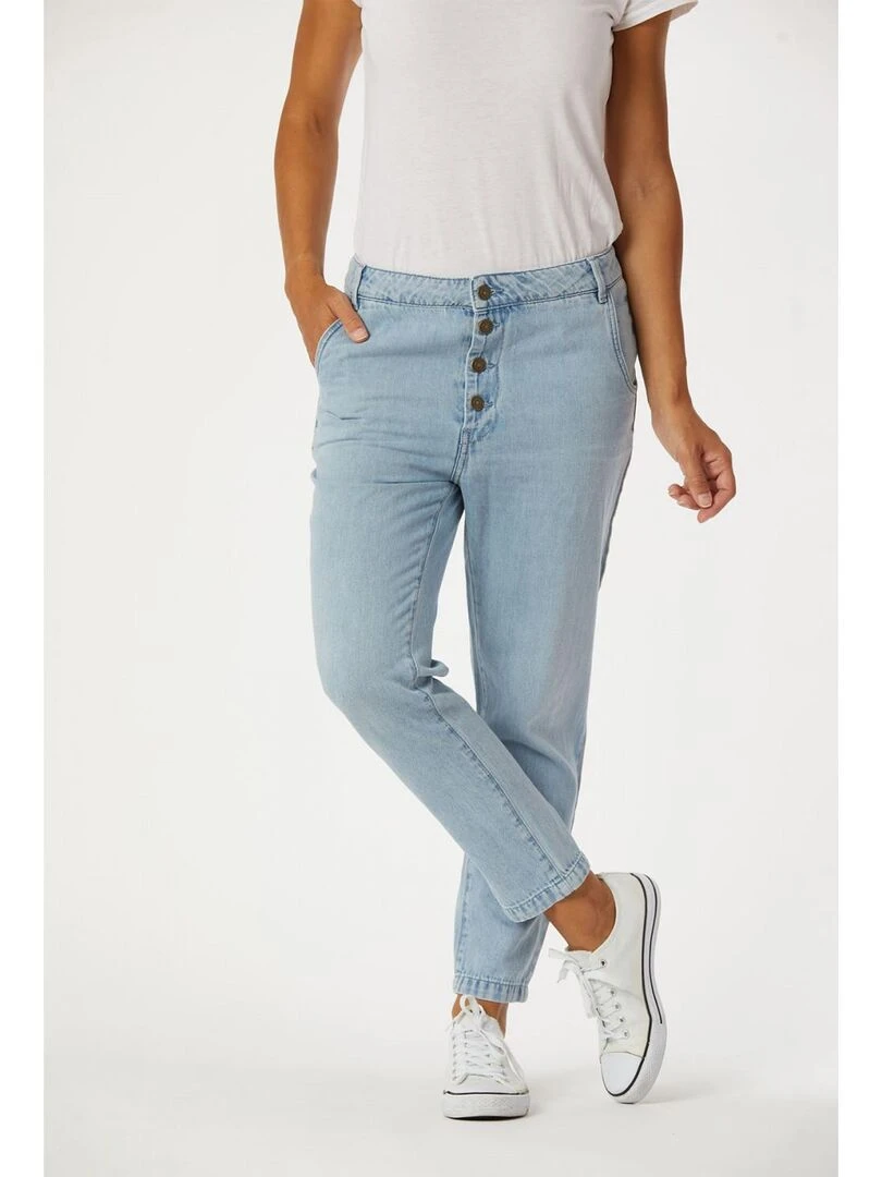 Lee Cooper   Jean coton ajustée JASMINE   Bleu