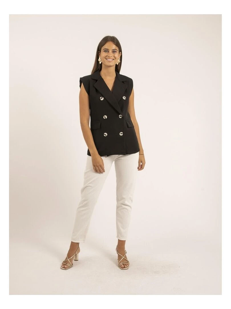 Blazer sans manches UVIDA   Noir