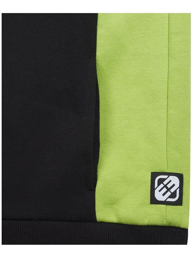 Sweat garçon à capuche Collection Racing Freegun   Noir