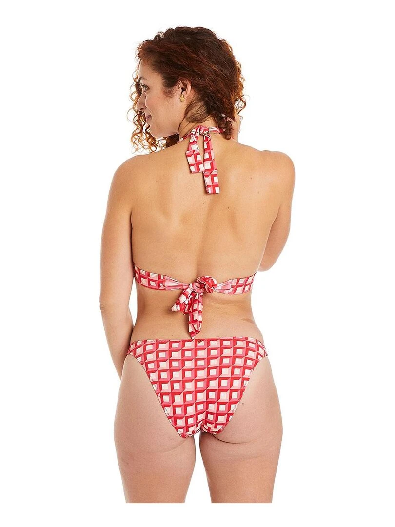 Haut de maillot de bain triangle IBIZA   Camille Cerf & Pomm'Poire   Rouge
