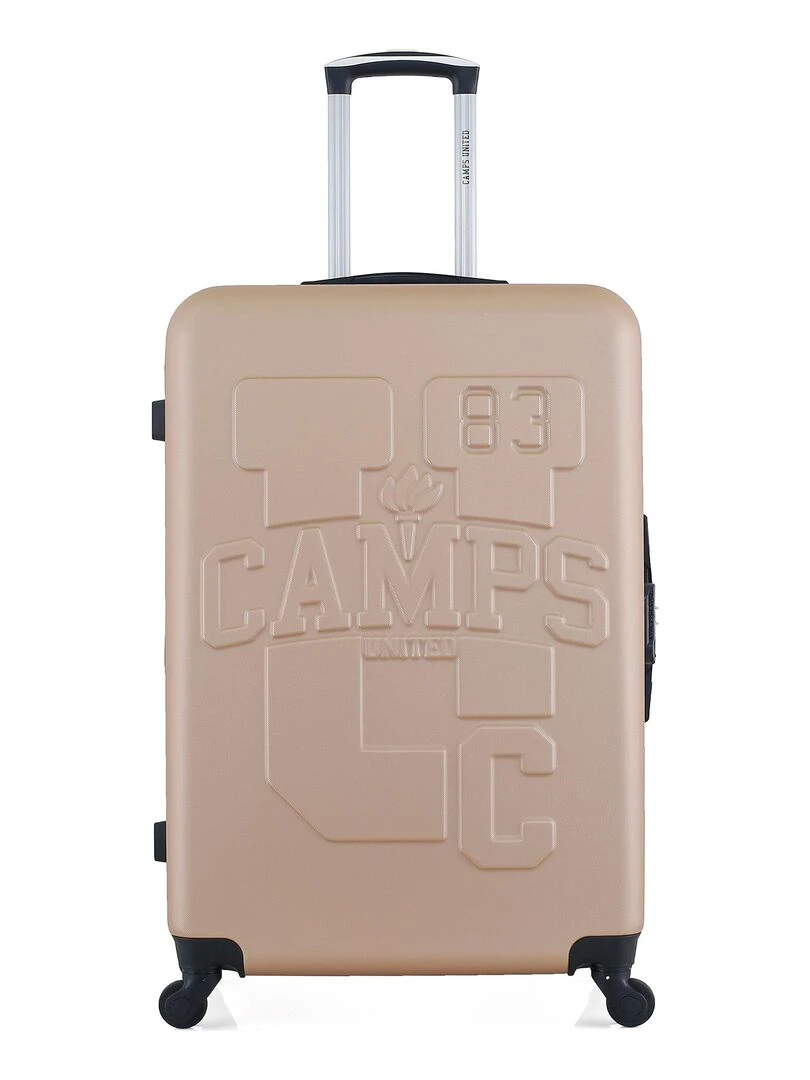 CAMPS UNITED   SET DE 3 VALISES ABS MASSACHUSETTS   Beige