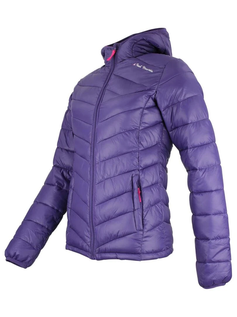 Doudoune fine fille GANSEO   PEAK MOUNTAIN   Violet