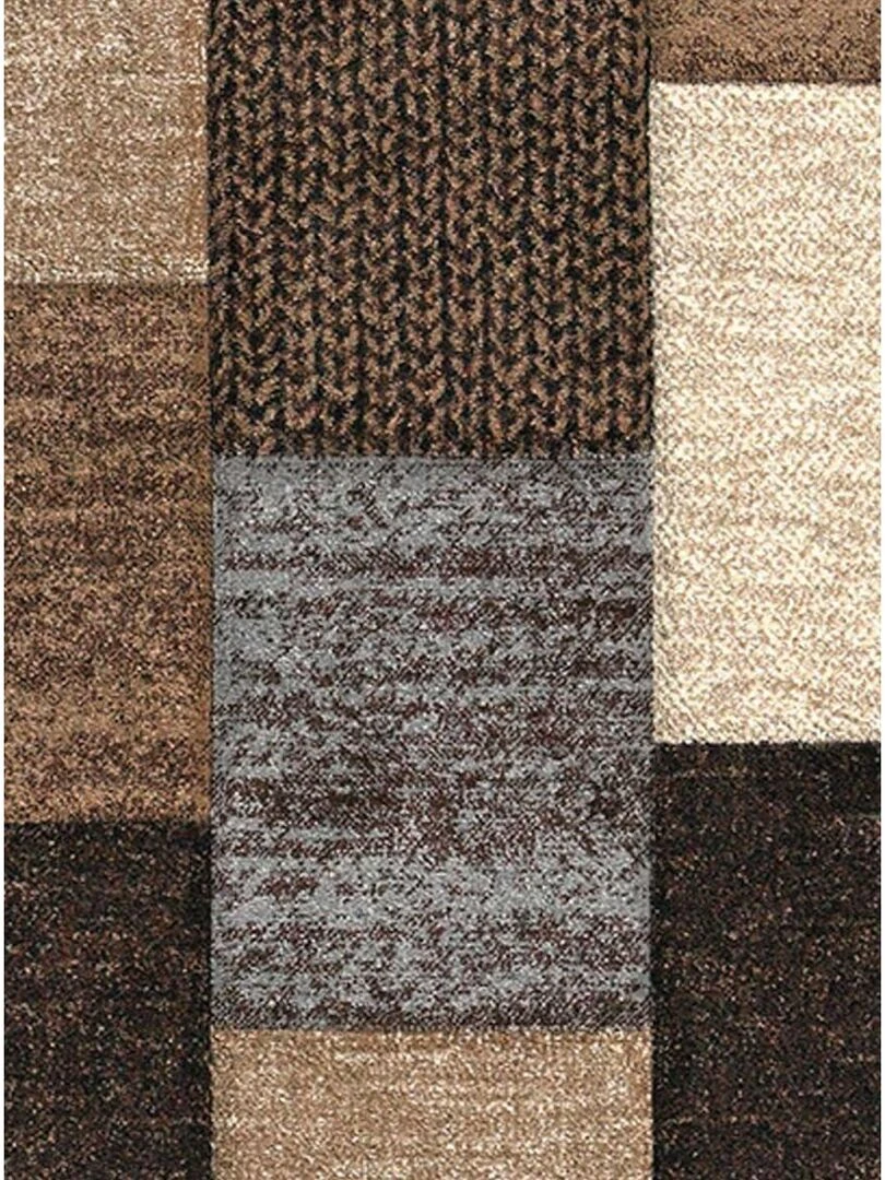 Tapis salon BELO 12 OEKO TEX®   Marron
