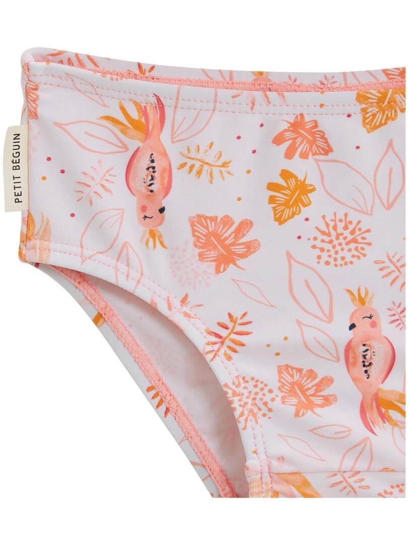 Maillot de bain bébé 2 pièces t shirt de protection UV & culotte Sumba   Orange