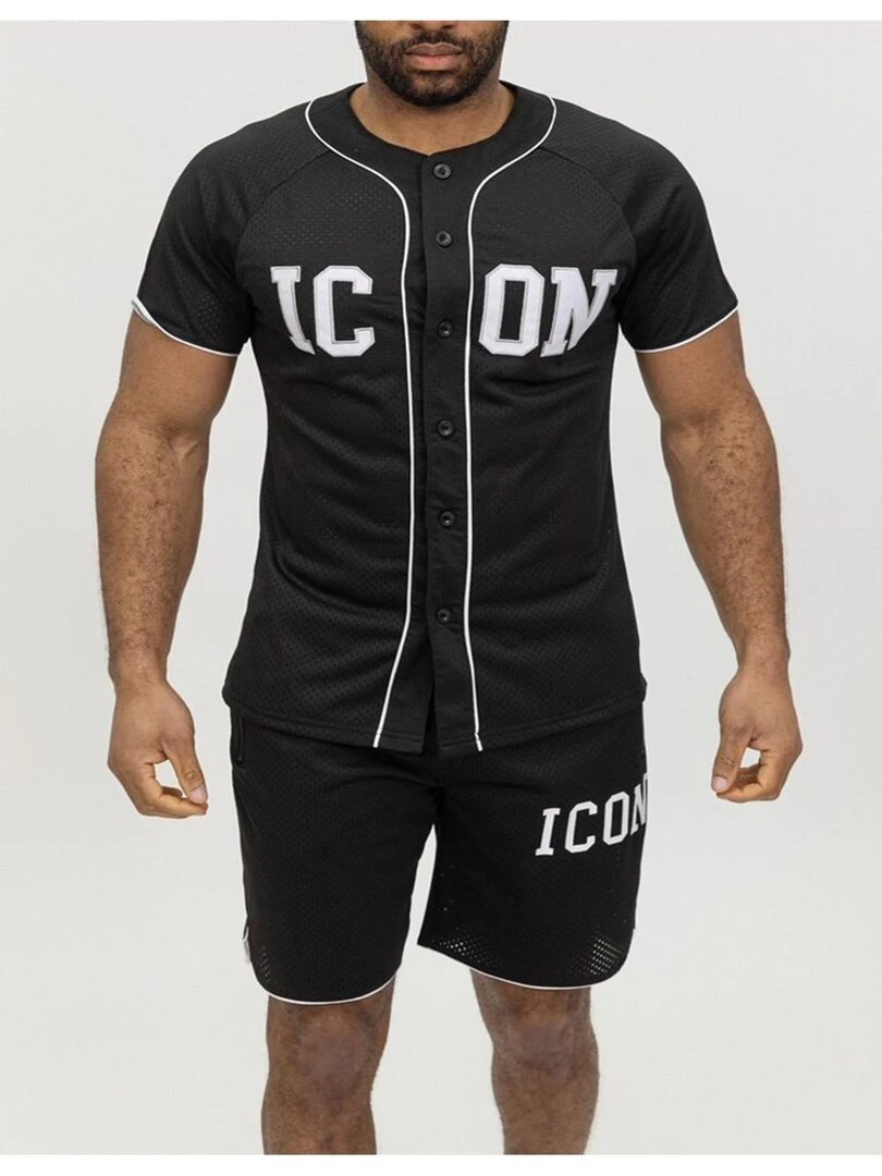 Ensemble Short T shirt Kebello Noir Noir