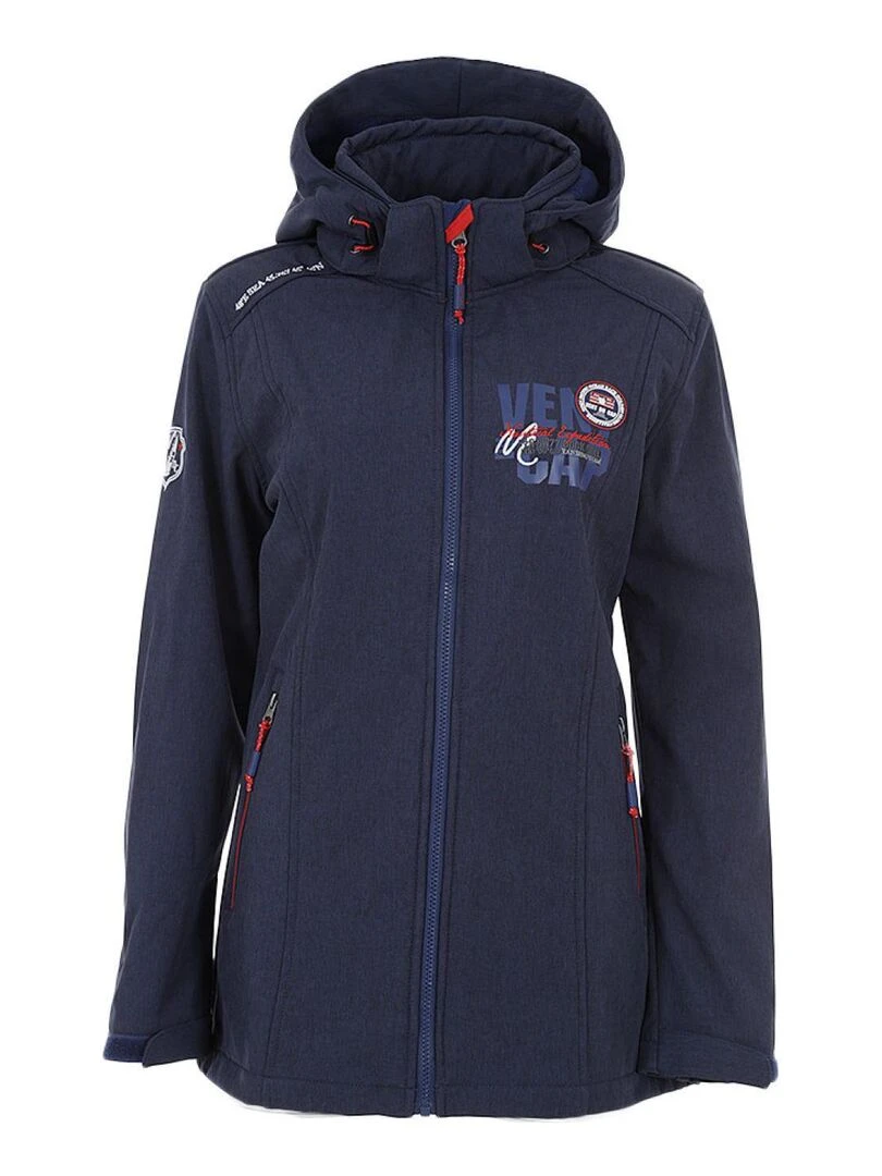 Blouson softshell femme AMIRAL VENT DU CAP Bleu marine