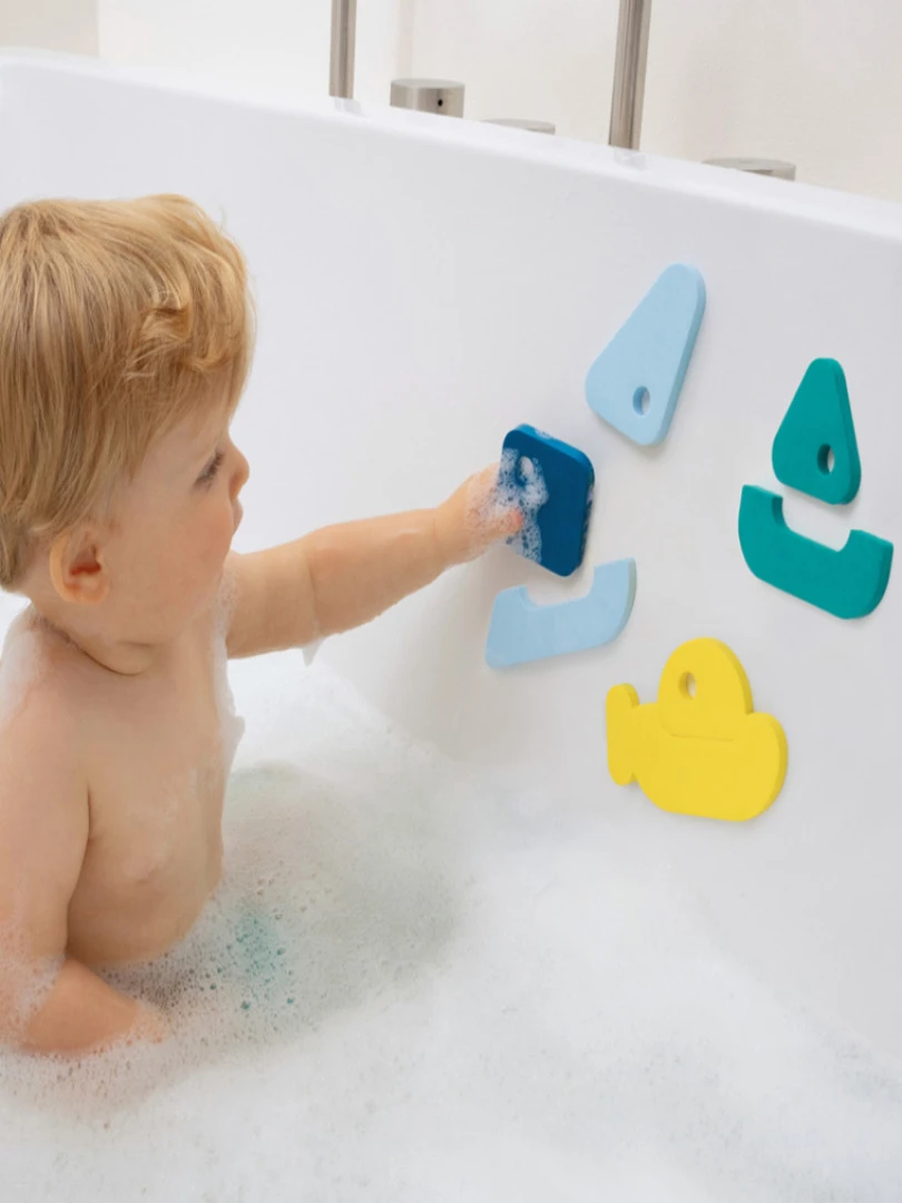 Puzzle de bain bateau Rock the boat   Bleu