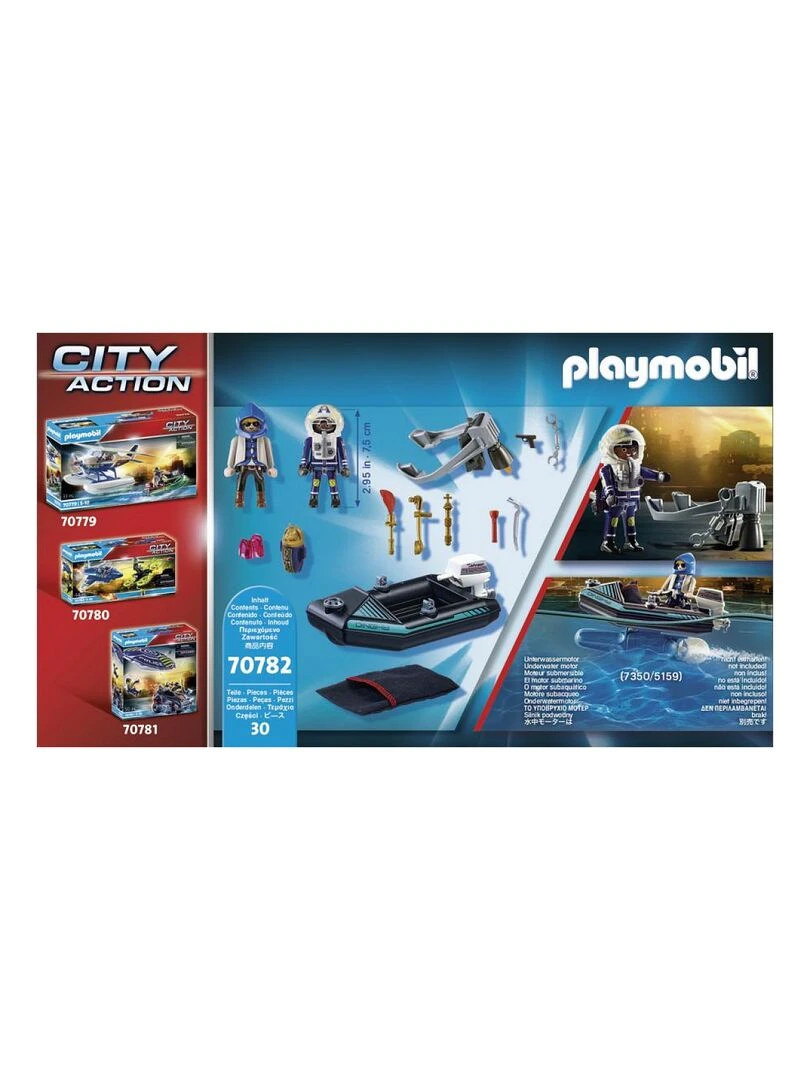 70782 'playmobil' Policier Reacteur Dorsal   N/A