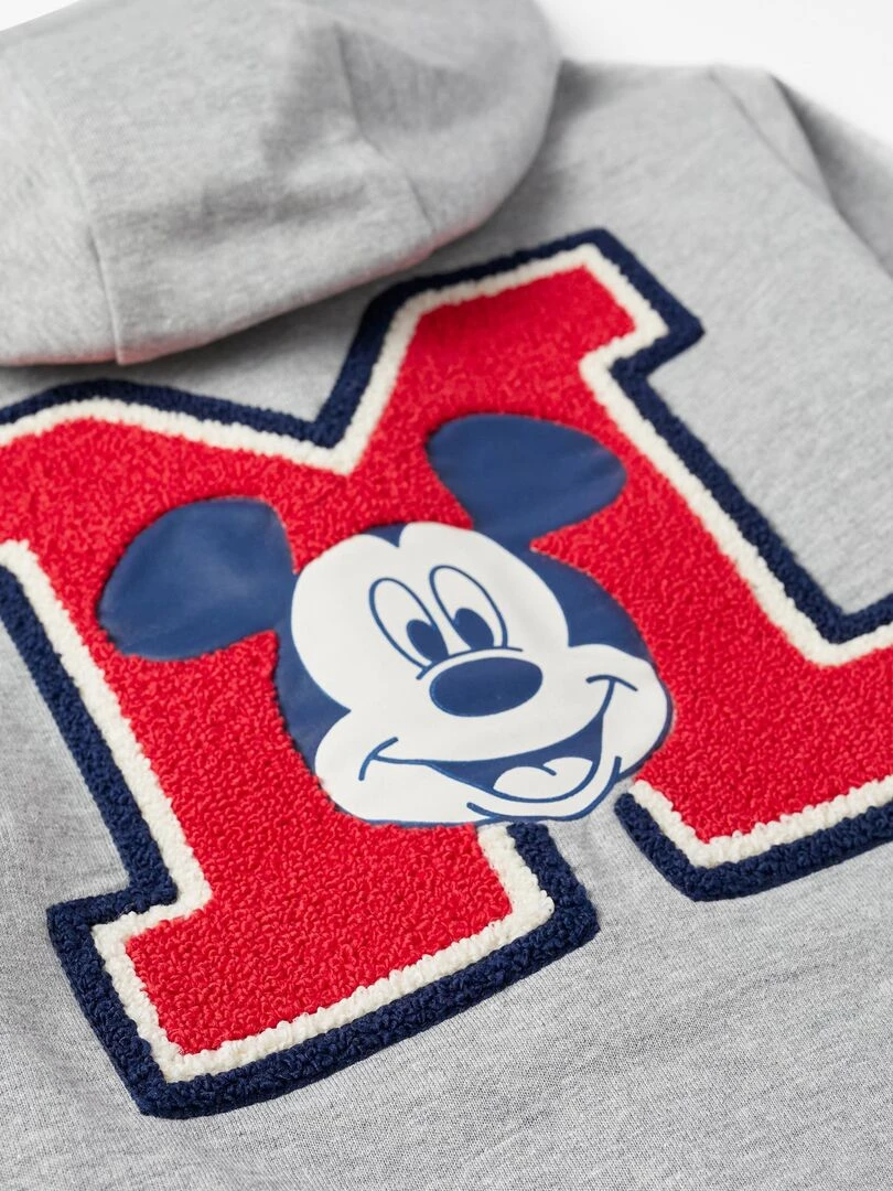 Veste en Coton avec Capuche pour Garçon 'Mickey'   MICKEY   Gris clair