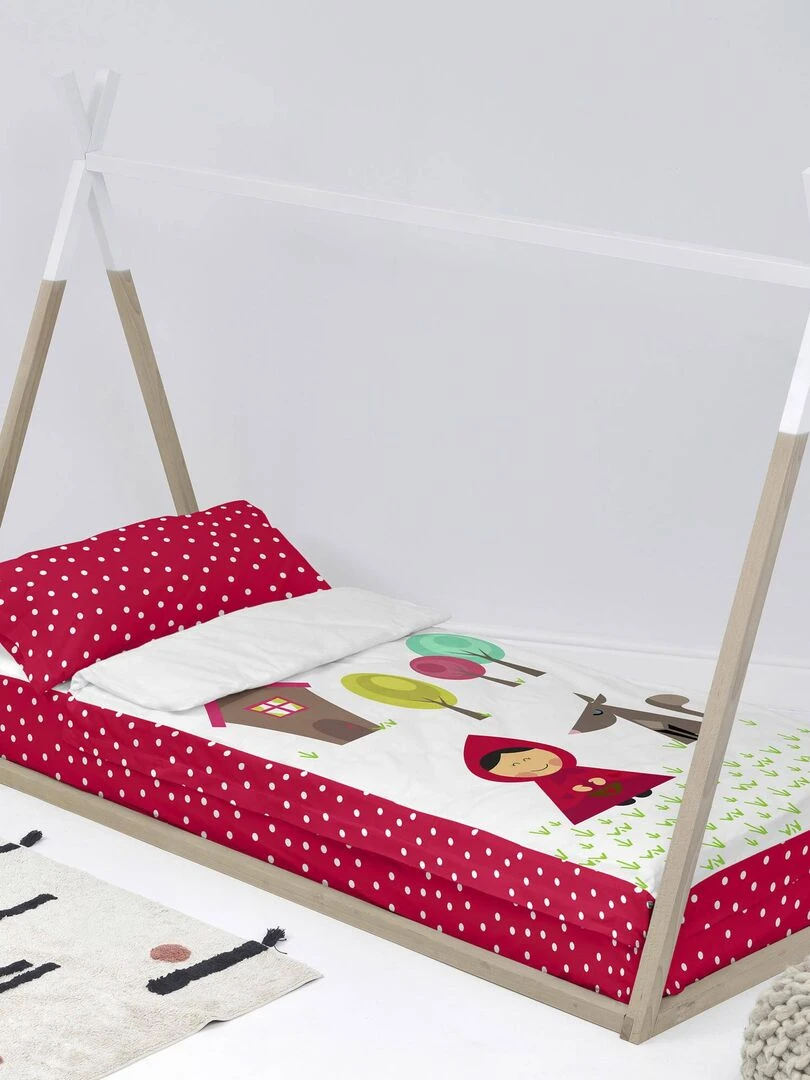 Couchage prêt à dormir Sans couette Grandma "Happyfriday" Multicolore