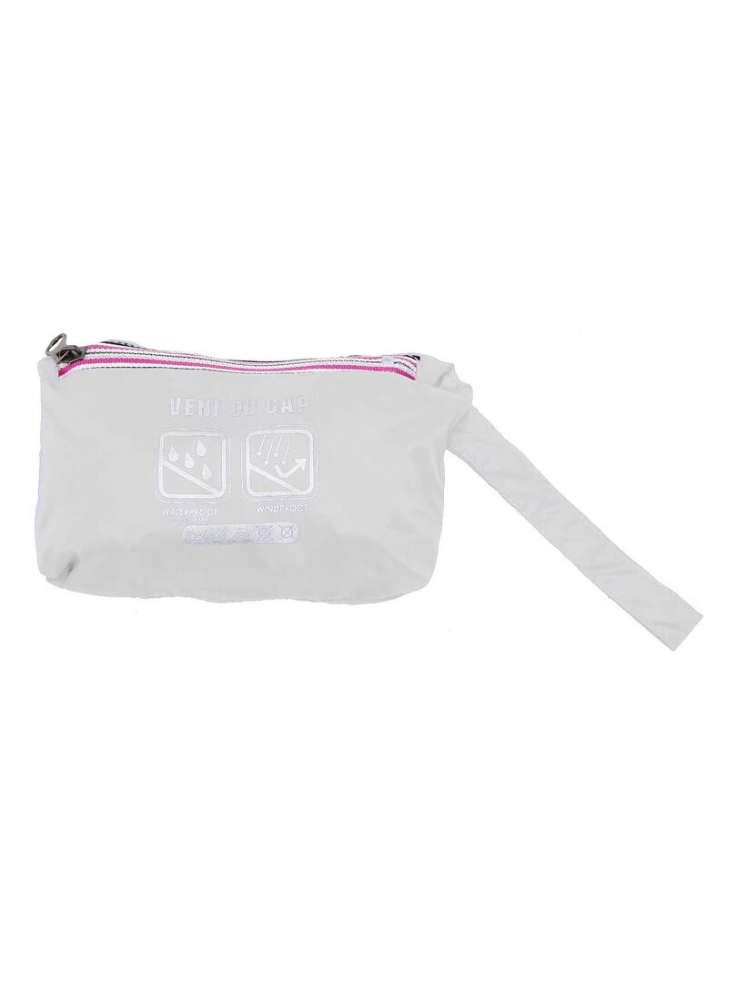 Coupe vent fille GAROW   VENT DU CAP   Blanc