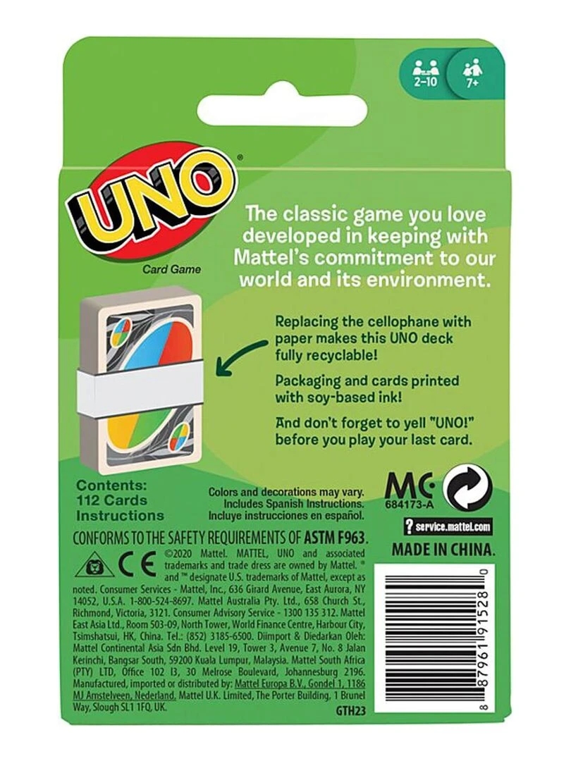 Uno Sustainable (Edition 100% papier)   N/A