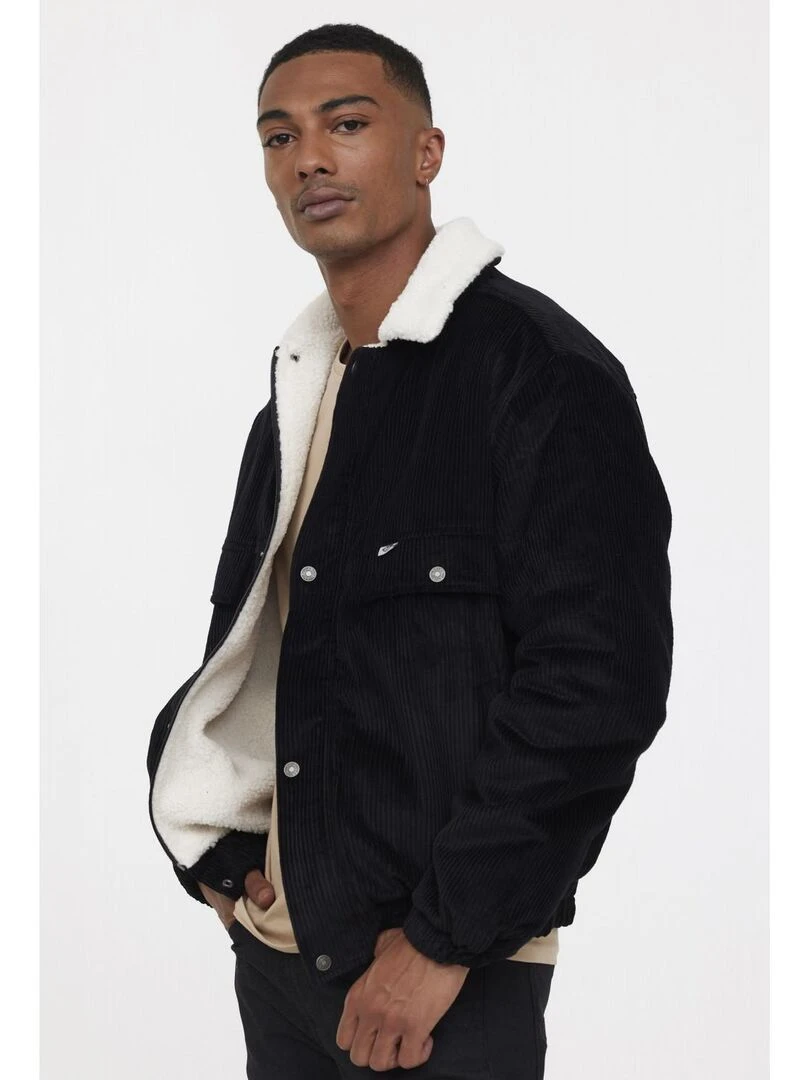 Lee Cooper Manteau manches longues coton loose FAKO Bleu marine