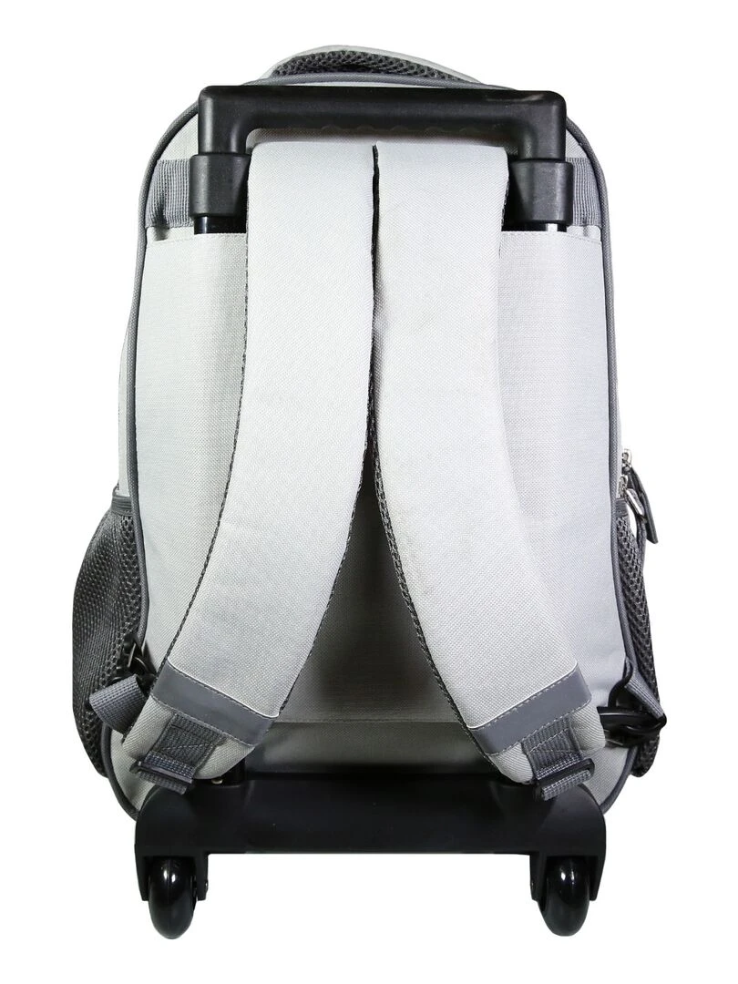 BAGTROTTER Sac à dos à roulettes Offshore Grise Fleurs   Beige