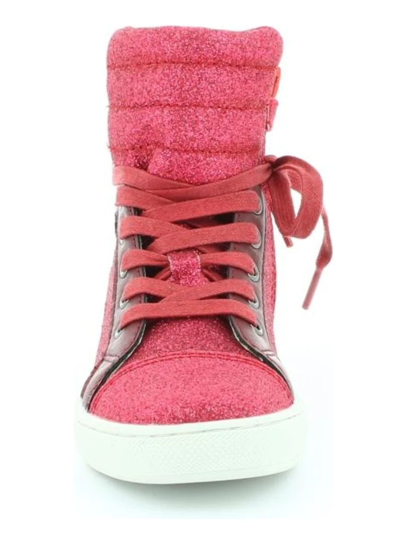 Sneakers hautes Polyurethane Gwendy   Rose