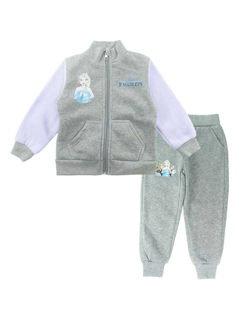 Disney Ensemble Veste pantalon fille Imprimé La Reine Des Neiges Violet