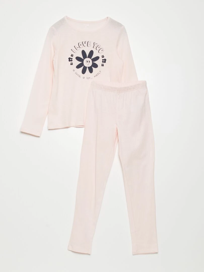 Ensemble pyjama long 2 pièces FLOWER