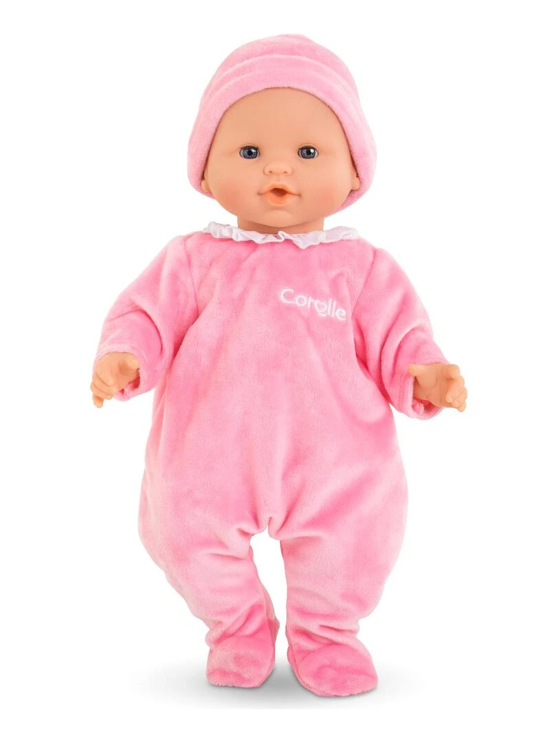 Pyjama rose et bonnet pour poupon 36 cm N/A