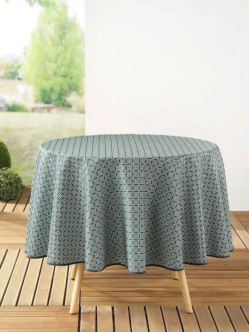 Nappe ronde Havana   Kaki