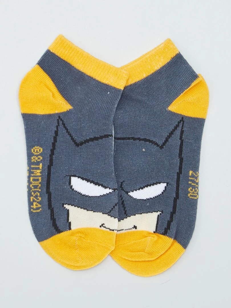 Lot de chaussettes 'Batman'   3 paires   Gris