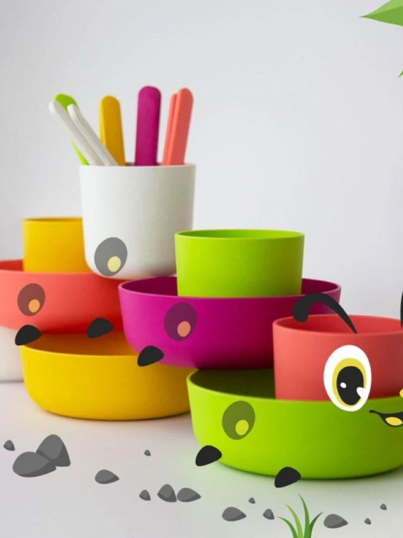 MILL'O BÉBÉ ASSIETTE PLATE Jaune